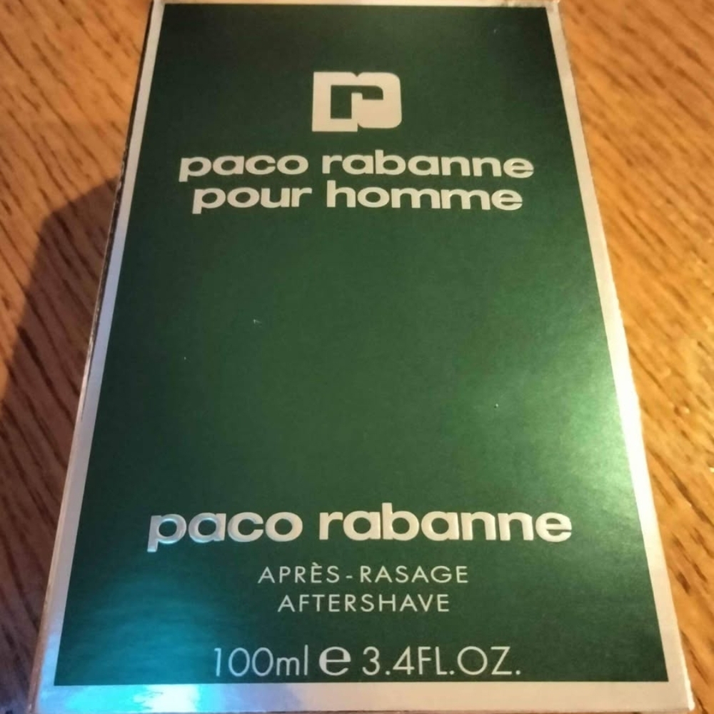Vintage Paco Rabanne For Men Aftershave 100 ml 3.4 oz. Made in France NIB